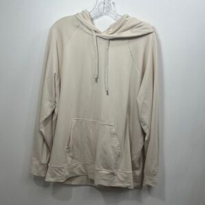 Vuori Women’s Halo Oversized Hoodie Cream Color VW279.Size Medium